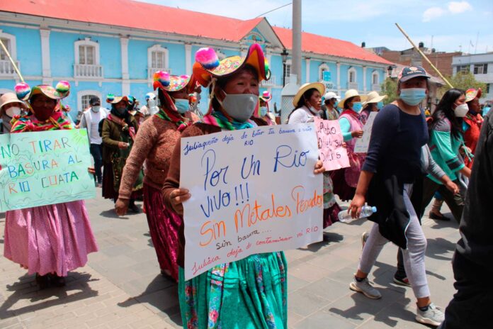 Manifestantes ingresaron desde Alto Puno