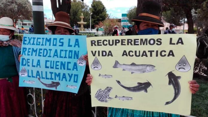 Suspenden paralización en Llallimayo