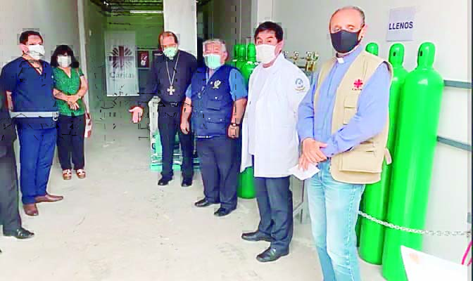 Red de Salud Camaná-Caravelí incumple convenio con Cáritas tras donación de planta de oxígeno