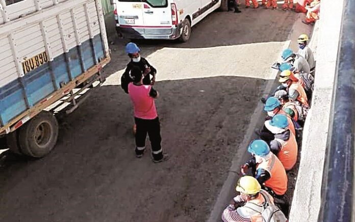 Piden al GRA cuarentena en obra de Pampacolca por alto índice de contagio de covid