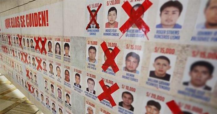 Hay 750 mil soles de recompensa por dar con 61 prófugos en Arequipa