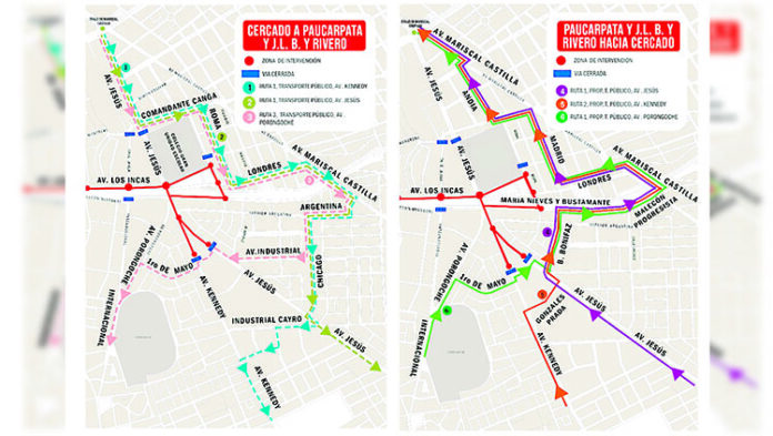 ¡Atención! Mañana y el miércoles cerrarán vías para pruebas en vacío para obras