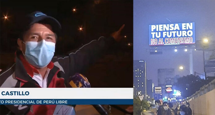 Pedro Castillo sobre paneles: “Envés de colocarlos por qué no apoyan para dar oxígeno o llevan internet a los niños”