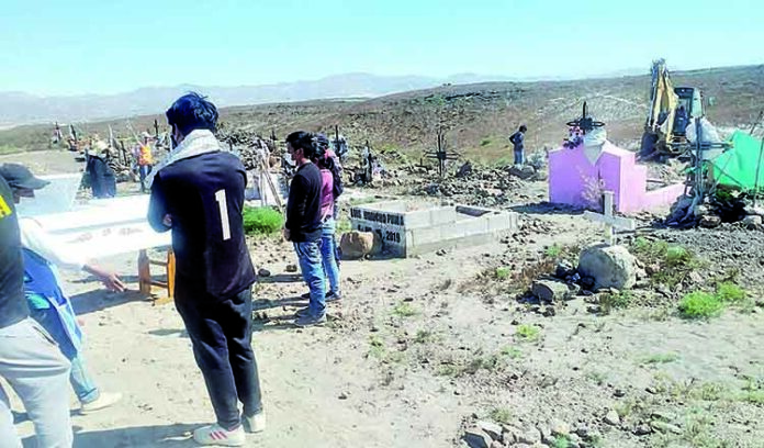 Cementerio El Ángel al límite de capacidad tras aumento de entierros por Covid en Arequipa