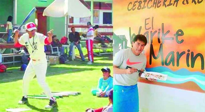 Fundador del béisbol en Arequipa se apoya en la vida preparando comida marina