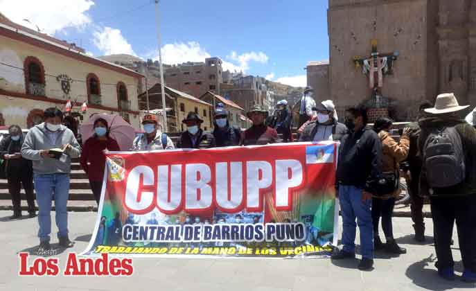 Puno: Central de Barrios y Urbanizaciones cuestiona gestión municipal