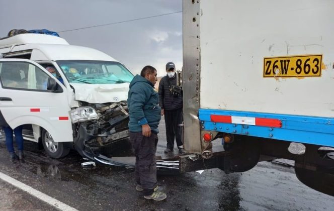 Puno: Racha de accidentes en la Panamericana Sur deja a un motociclista herido