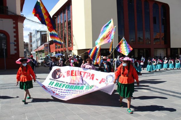 Puno: Colectivos quechuas y aimaras conmemoran día de la resistencia indígena