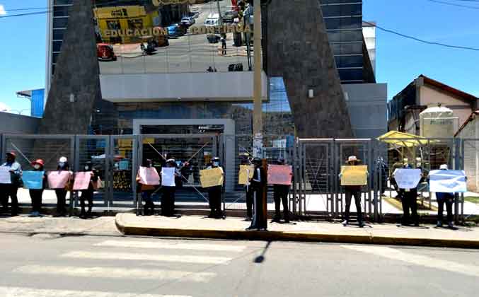 Puno: Más de 400 docentes contratados de la UNA piden nombramiento