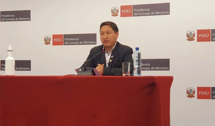 Guido Bellido da conferencia de prensa tras su renuncia a la Presidencia del Consejo de Ministros