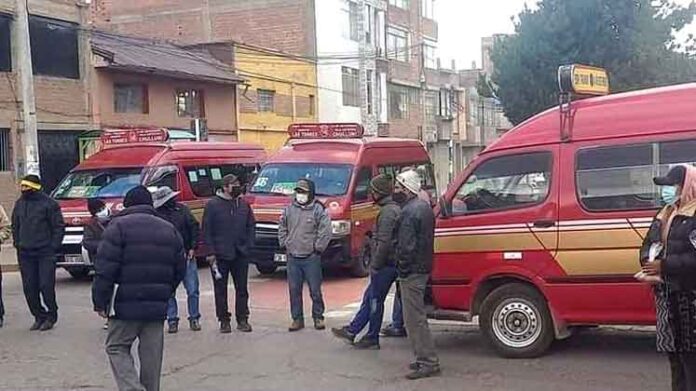 Puno: Transportistas mantendrán el pasaje a 1 sol pese al retorno del aforo al 100 %