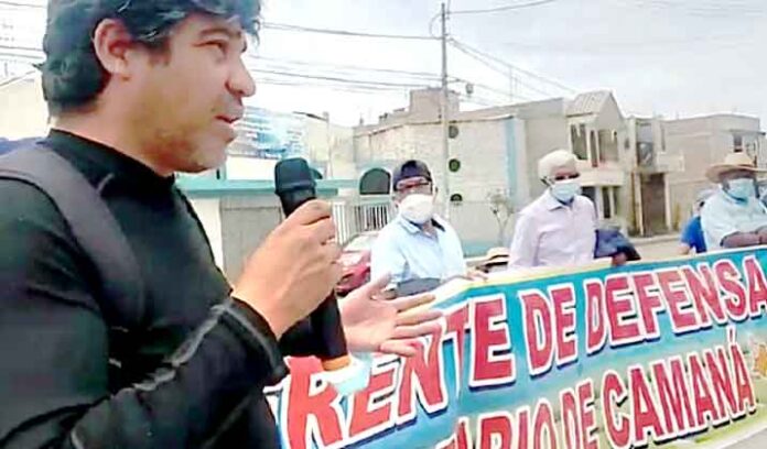Arequipa: Agricultores de Camaná protestaron por precios altos de fertilizantes