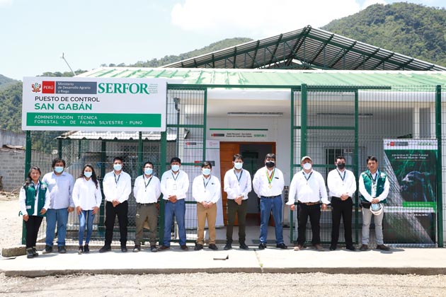 Serfor inaugura mejoras en 2 puestos de control de la Amazonía puneña
