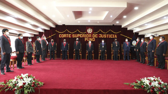 Inicia año judicial 2022 con conformación de salas en el distrito judicial Puno