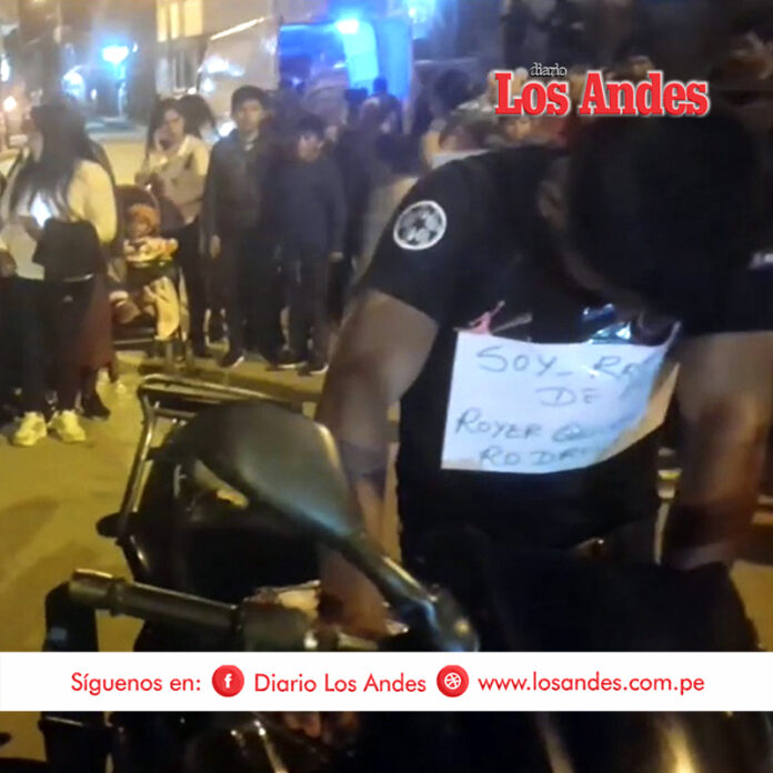 Rondas campesinas de Ayapata capturan a ladrón de motos lineales