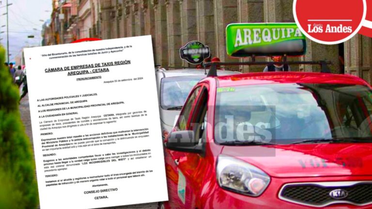 Taxistas piden reestructurar área de papeles de la MPA por «Incorregibles del Misti»