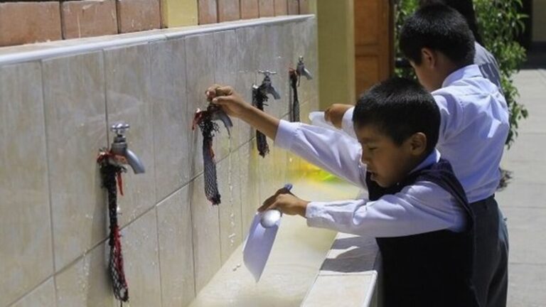 Solo el 21.2% de los colegios de Puno tiene acceso a agua, luz y desagüe
