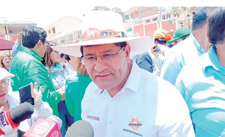 Gobernador de Arequipa Rohel Sánchez indiferente ante escándalos