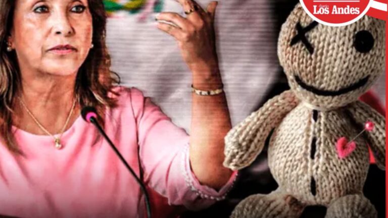 Hallan muñeco de brujería en intervención a Dina Boluarte
