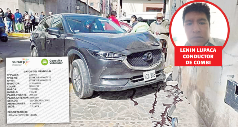 Puno: accidente se llevó a mujer que caminaba tranquila