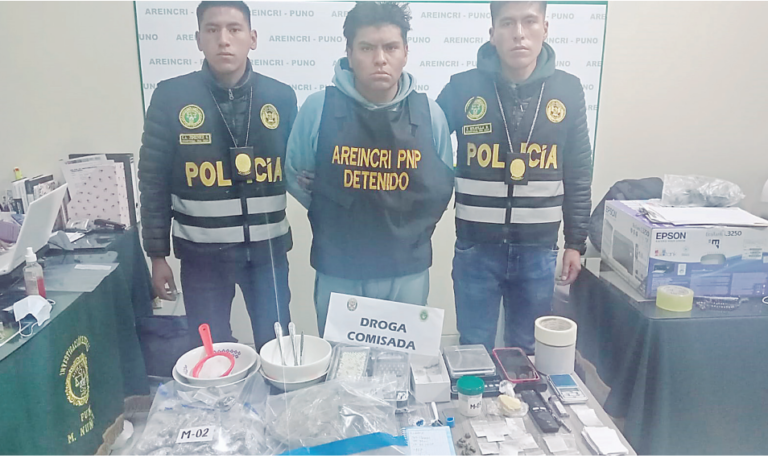 Puno: “Homero” vuelve a caer con droga