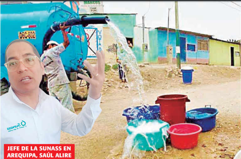 Arequipa: más de 250 mil no tienen acceso a agua