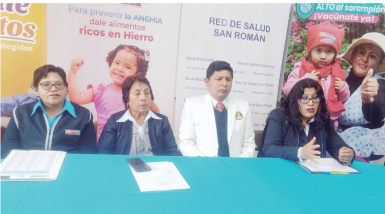 San Román: campaña de vacunación contra el sarampión en 55.5 %