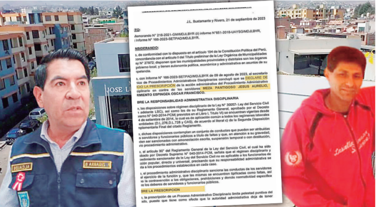 Subgerente investigado fue ratificado por gestión del alcalde Zegarra Black