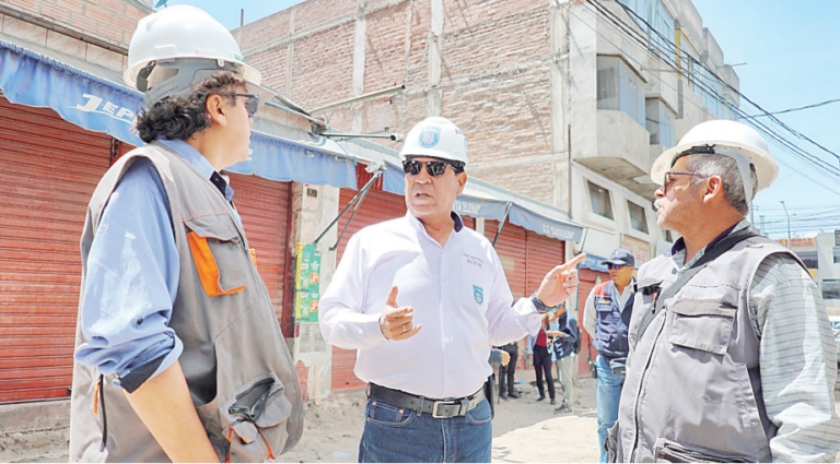 Trabajos a doble turno en el Avelino