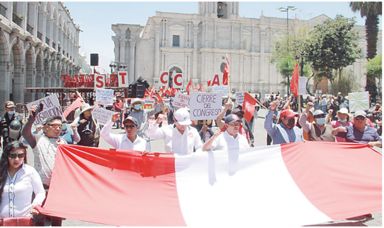 Arequipa: comerciantes, sindicatos y taxistas acatarán paro