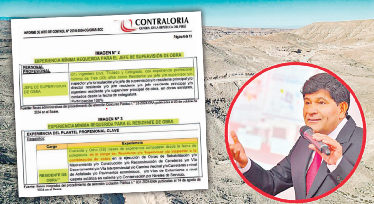 Arequipa: todo en bandeja para supervisor de obra