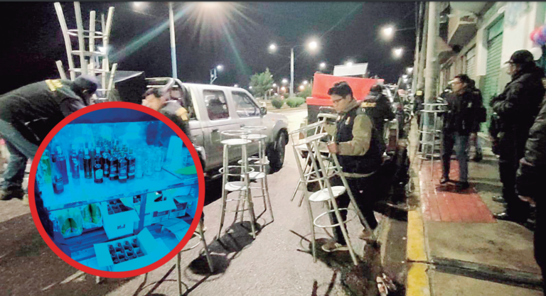 Puno: discoteca expendía licores vencidos