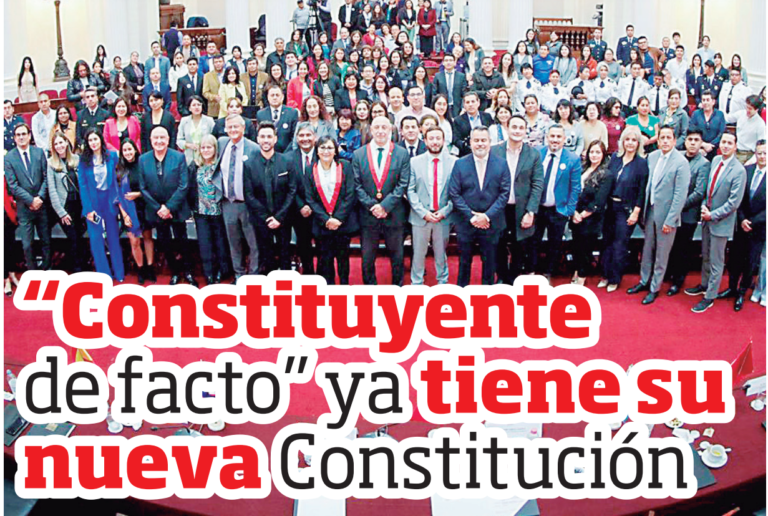 “Constituyente de facto” ya tiene su nueva Constitución