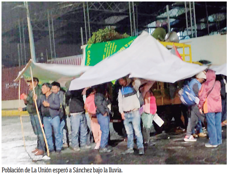 Gobernador Rohel dijo desconocer protesta