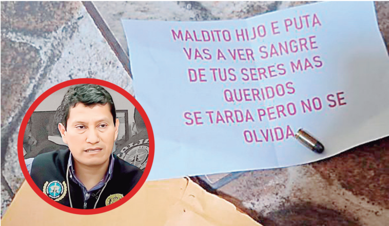 Dejan bala y mensaje para Harvey Colchado