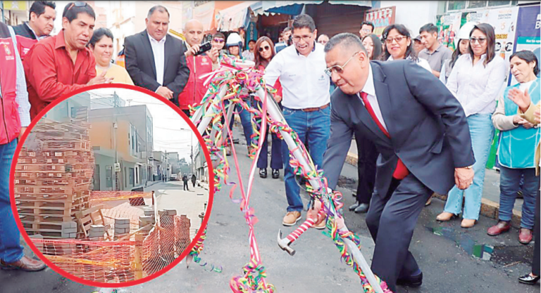 Arequipa: obra en Miraflores con avance de 29 % a 7 días de entregarse