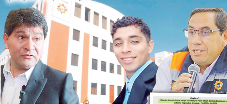 Arequipa: sacaron dinero de proyectos para pagar a sobrino de Carlos Zanabria