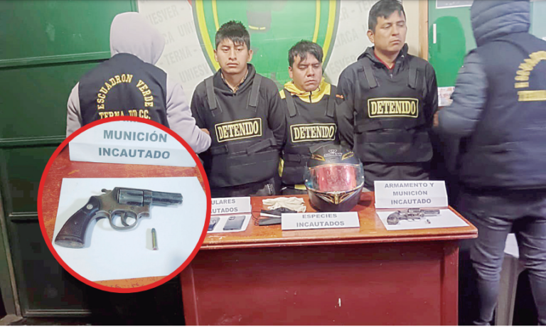 Juliaca: atrapan a ‘Los Injertos del Norte’