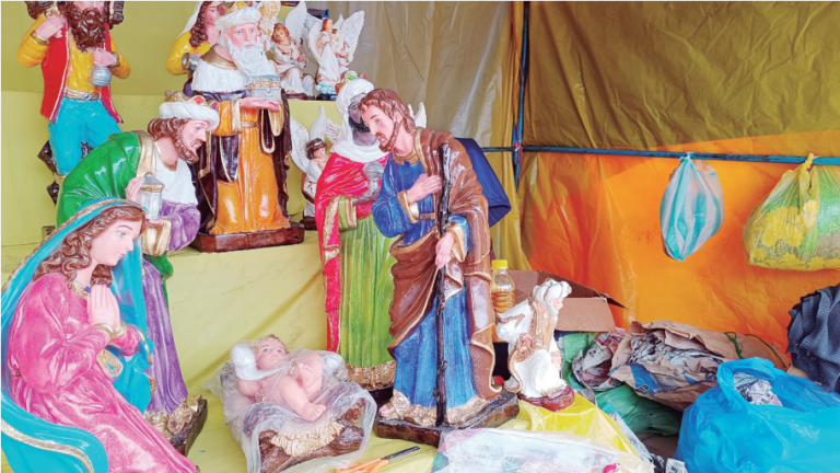 San Román: Todo va quedando listo para ferias con motivo de Navidad