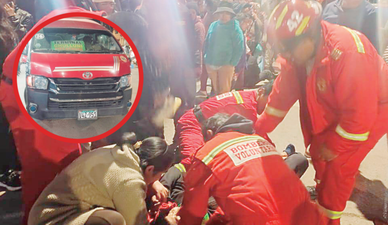 Puno: chofer se escapa tras accidente
