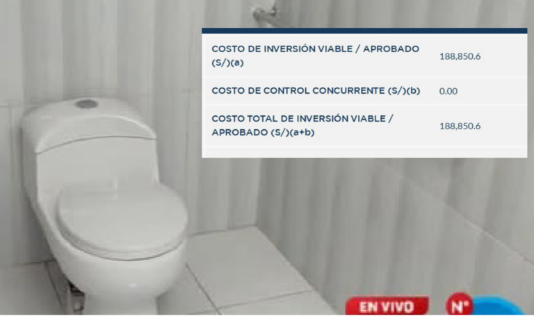 Algo huele mal en obra de baño del puerto muelle de Puno            