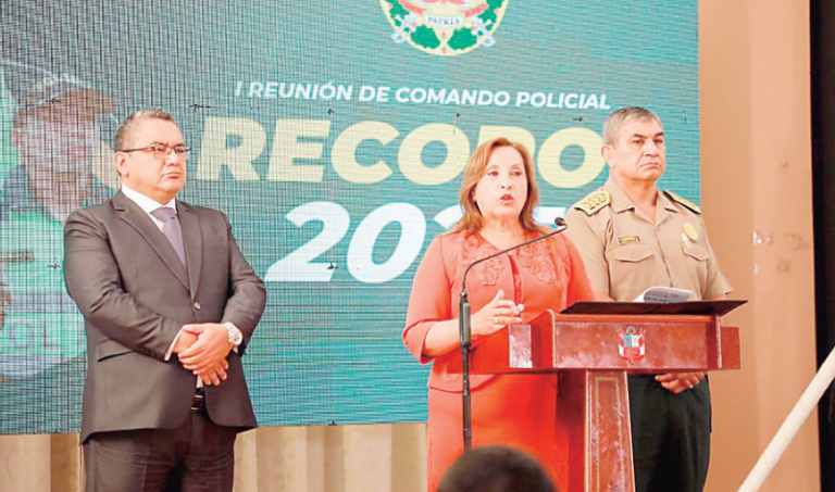 Boluarte no quiere críticas al gobierno
