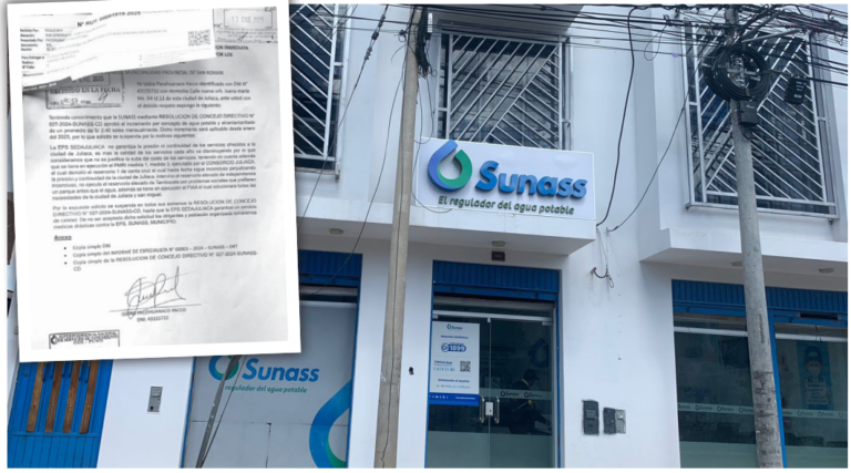 Sunass autoriza incrementar tarifa de agua en Juliaca