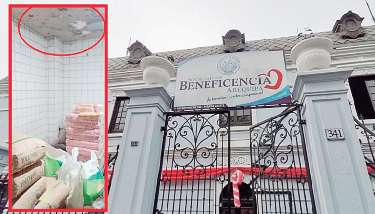 Arequipa: almacén de Beneficencia en pésimas condiciones