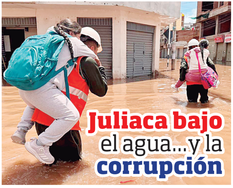 Juliaca bajo el agua…y la corrupción