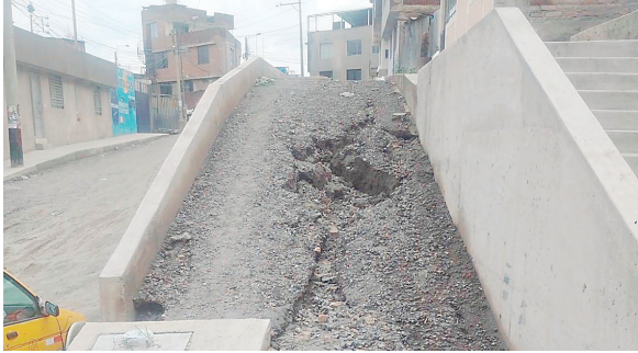 GRA abandona obra vial conectora en M. Melgar