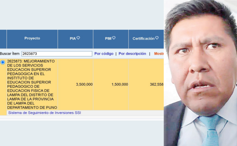 Presupuesto de Lampa con recorte en el Gobierno Regional Puno