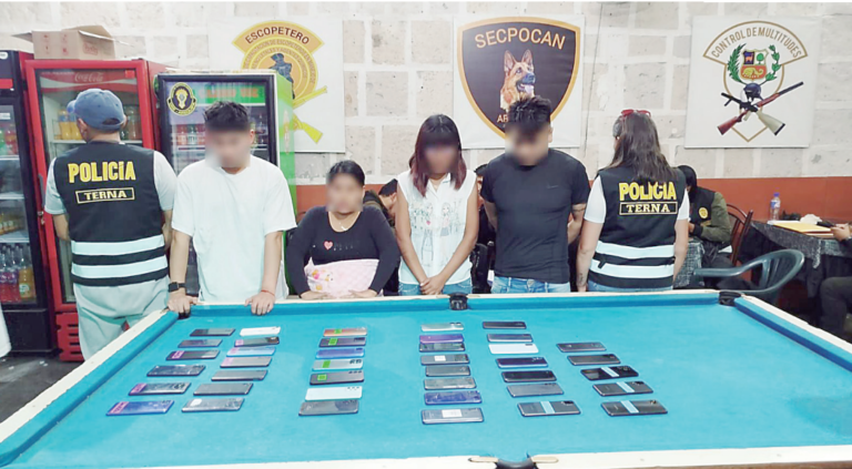 Arequipa: incautan celulares de dudosa procedencia