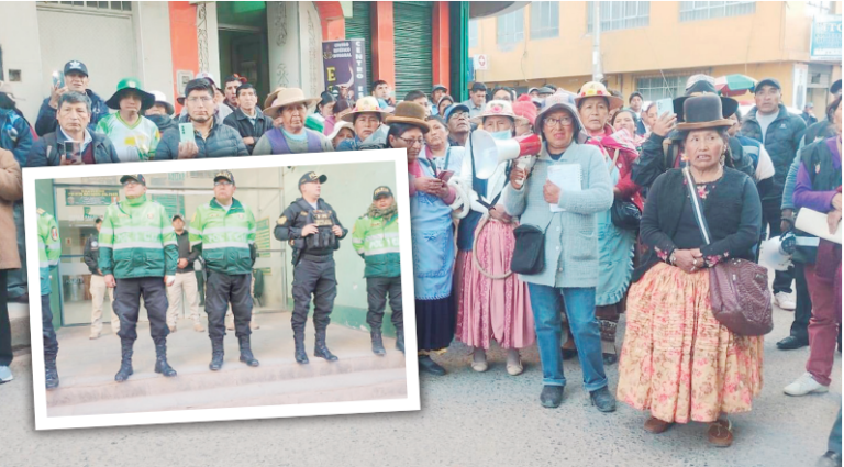 Juliaca se levanta en contra de la corrupción en la Policía