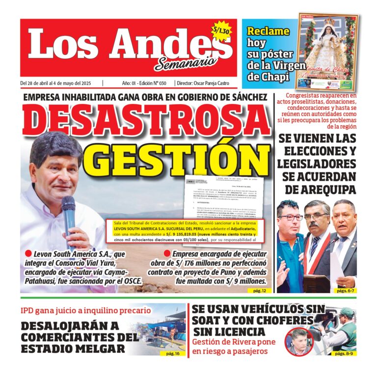 Semanario Los Andes 28/04/2025